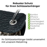 Schlüsseletui Occhio Nero aus Leder