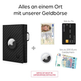 Slim Wallet il Santo mit AirTag Hülle - MAGATI