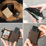 Pre-Owned Slim Wallet il Santo mit AirTag Hülle