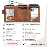 Trifold Wallet il Santo mit AirTag Hülle - MAGATI