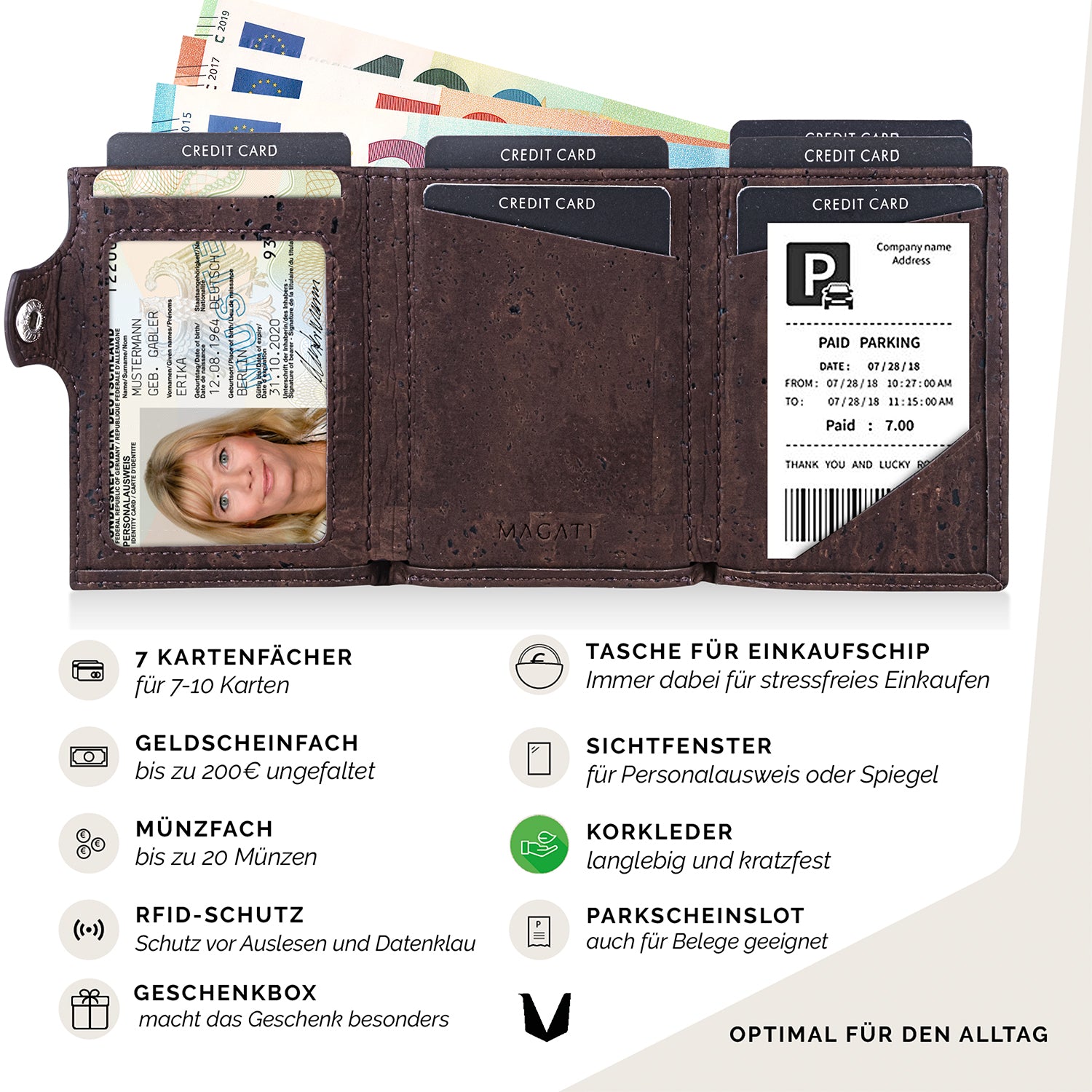 Trifold Wallet il Santo - MAGATI