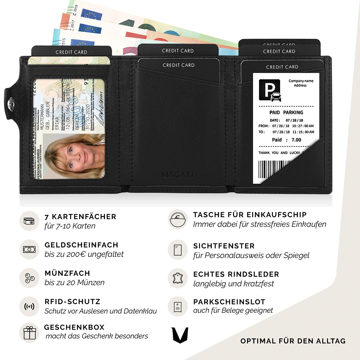 Trifold Wallet il Santo - MAGATI