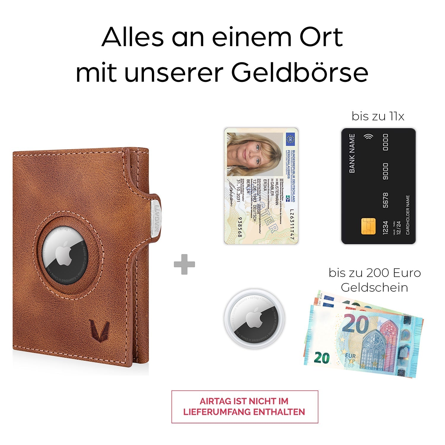 AirTag Wallet il Santo | Slim