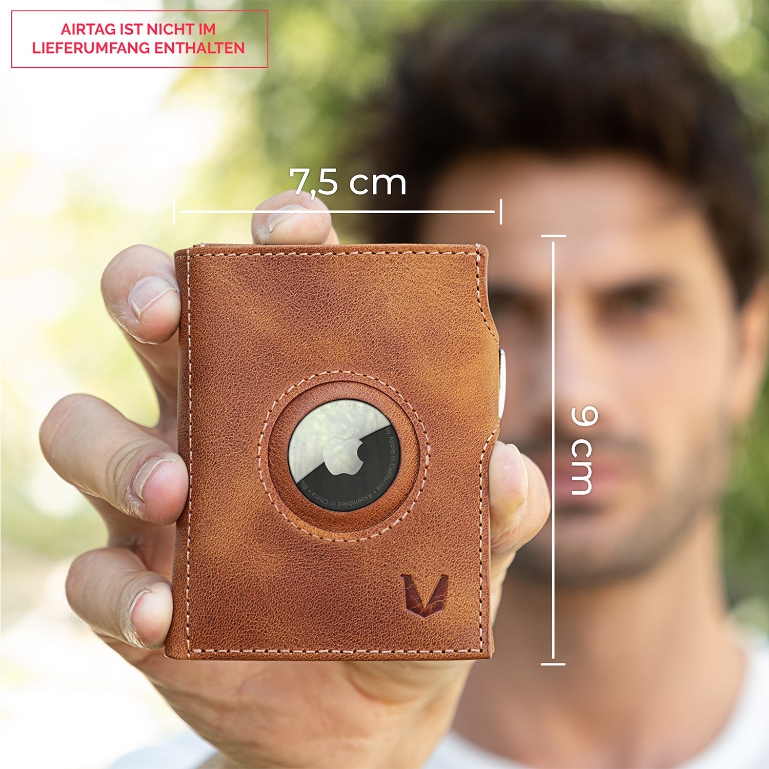 Trifold Wallet il Santo mit AirTag Hülle - MAGATI